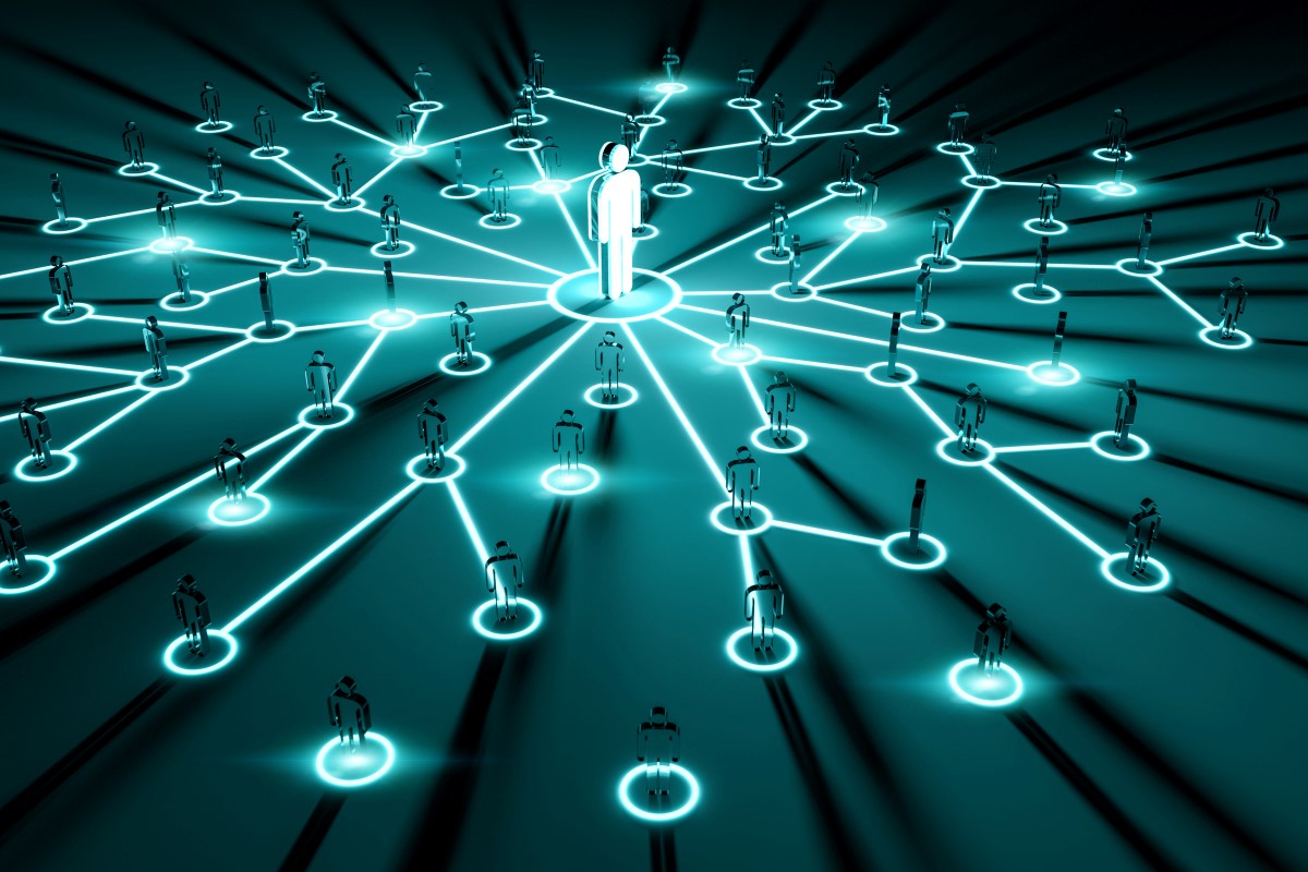 Foto digitale Vernetzung